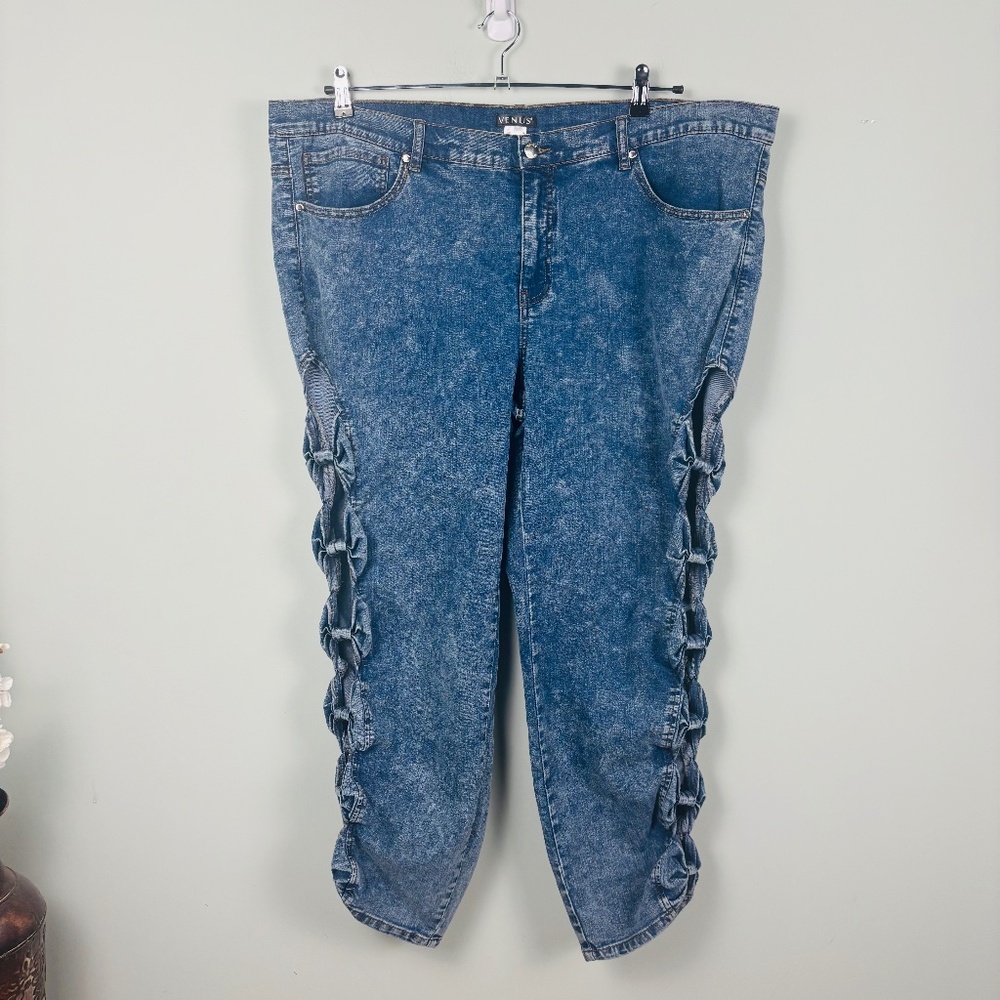 Venus Skinny Bow Seam Jean Size 22 - Picture 3 of 5